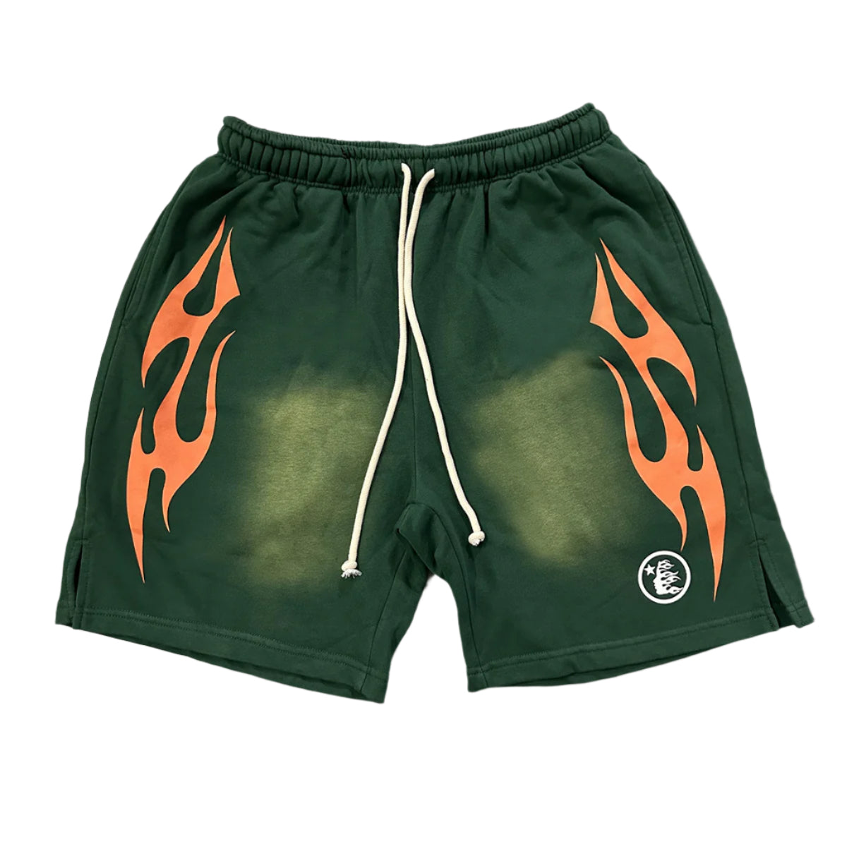 Hell Star Flame Shorts 'Green'