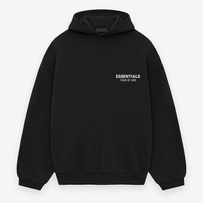 Essentials Fear Of God Basic Logo Hoodie