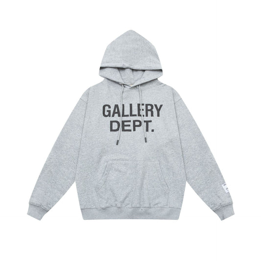 Gallery Dept. Basic Logo Hoodie 'Grey'
