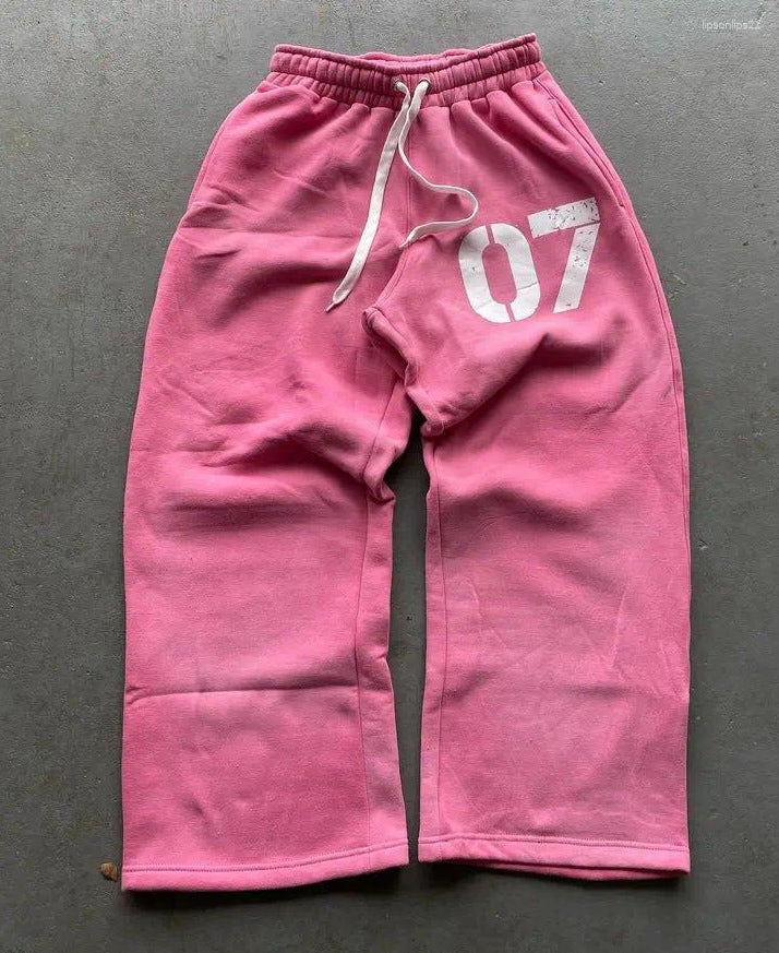 Baggy Washed Number Sweats